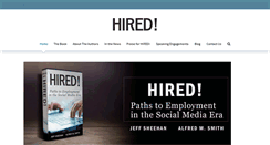 Desktop Screenshot of hiredthebook.com