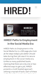 Mobile Screenshot of hiredthebook.com